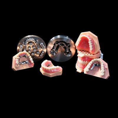 Beli Titanium rangka logam gigi palsu removable gigi palsu Custom online manufacture