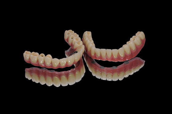 Semua pada X Implan Zirconia Jembatan Dengan Titanium Base Zirconia Crown Jembatan